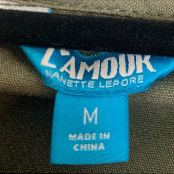 Nanette Lepore Lamour Military Anorak Utility Jacket M - Picture 7 of 8